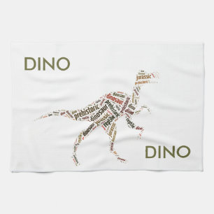 Dinosaurier Geschirrtuch