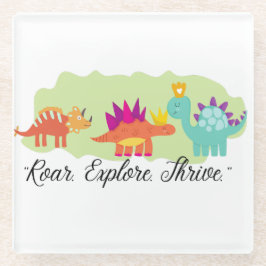 Dinosaurier Glasuntersetzer