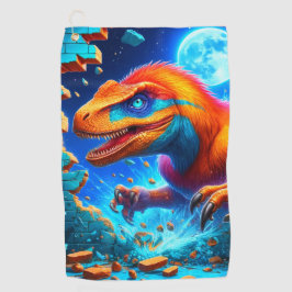 Dinosaurier Golf Towel Golfhandtuch