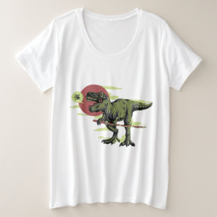 Dinosaurier Große Größe T-Shirt