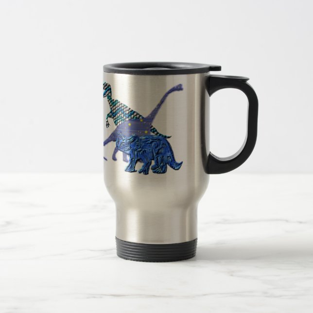 Dinosaurier-Gruppe Reisebecher (Rechts)