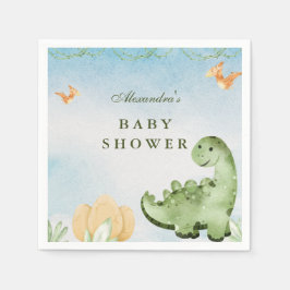 Dinosaurier Hatching Bald Baby Dusche Serviette