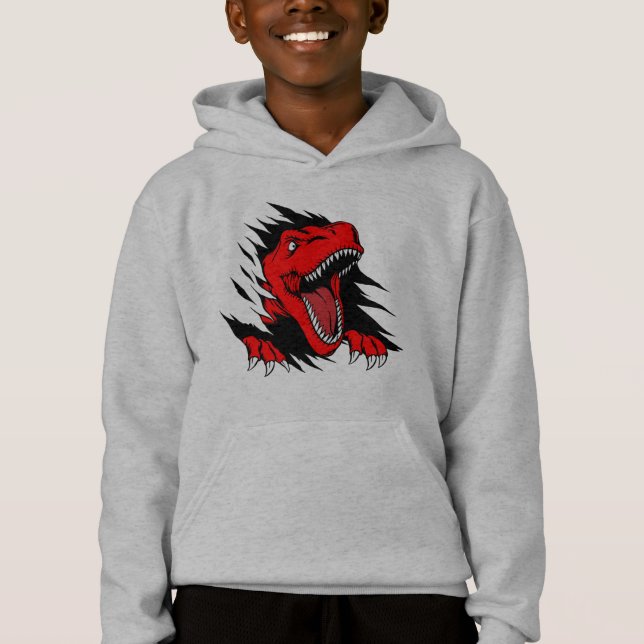 Dinosaurier Hoodie (Vorderseite)