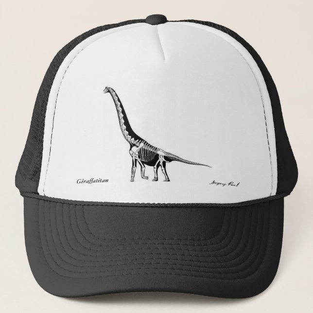 Dinosaurier-HutBrachiosaurus Gregory Paul Truckerkappe (Vorderseite)