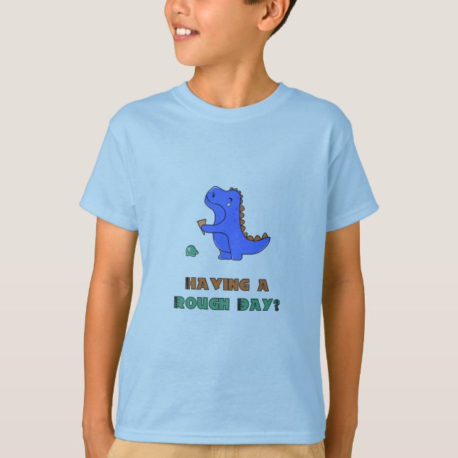 Dinosaurier Ice Cream Art T - Shirt (Vorderseite)