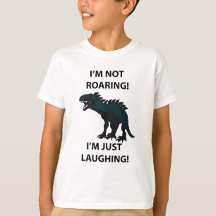 Dinosaurier ich bin nur lachend Funny Dinosaur Kin T-Shirt