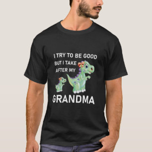 Dinosaurier - Ich versuche, gut zu sein, aber ich  T-Shirt