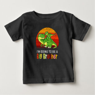 Dinosaurier ich werde ein großes Bruder Baby Baby T-shirt