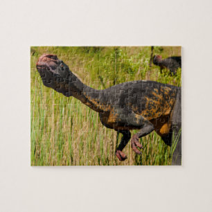 Dinosaurier im Gras-Jigsaw-Puzzle für Kinder Puzzle