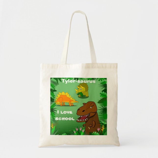 Dinosaurier in der tragetasche (Vorne)