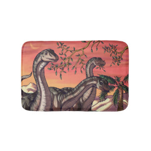 Dinosaurier in Dusk Badematte