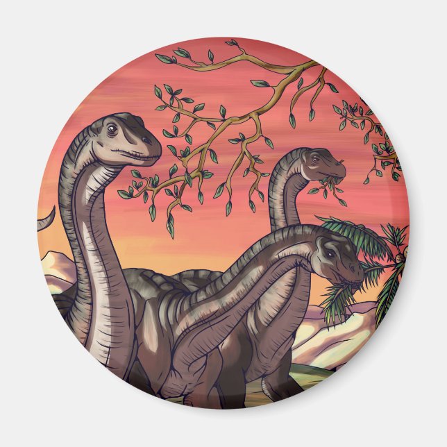 Dinosaurier in Dusk Magnet (Vorne)