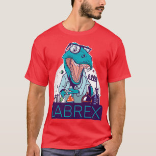 Dinosaurier in feuchten Labradoren Labrex Chemist- T-Shirt