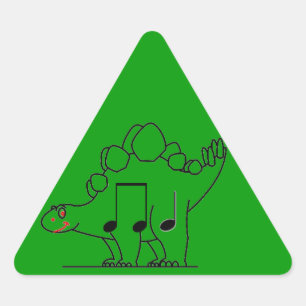 Dinosaurier IPA Dreieckiger Aufkleber