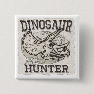Dinosaurier-Jäger-Entwurf durch Mudge Studios Button