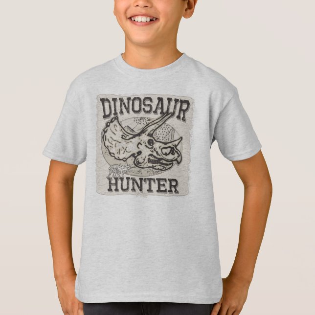 Dinosaurier-Jäger-Entwurf durch Mudge Studios T-Shirt (Vorderseite)