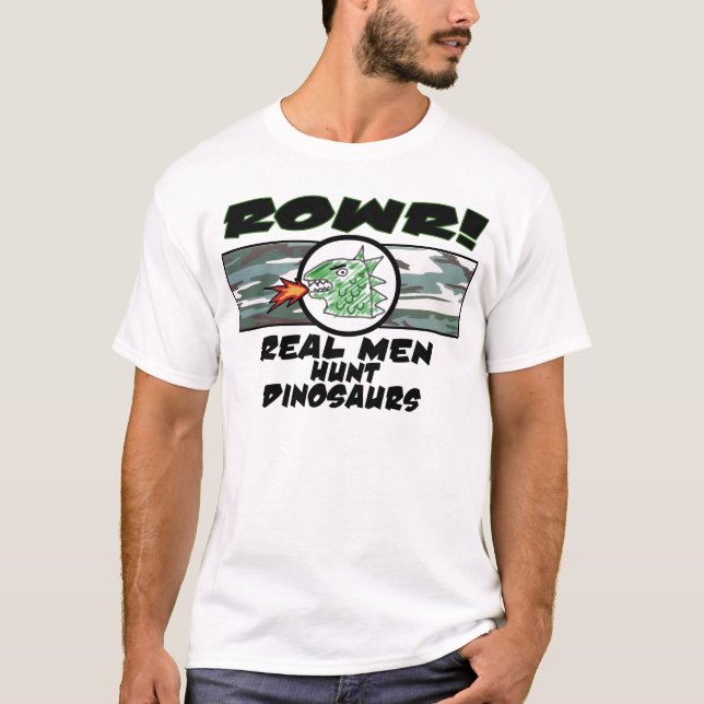 Dinosaurier-Jäger T-Shirt (Vorderseite)