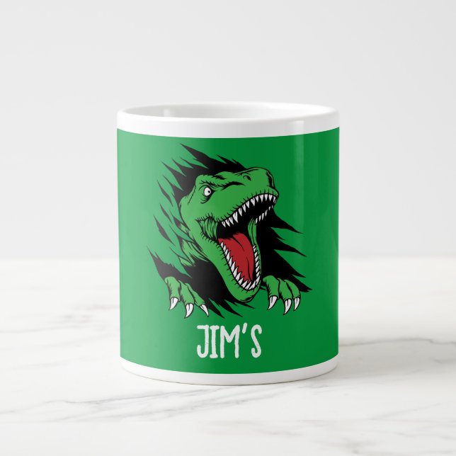 Dinosaurier Jumbo-Tasse (Vorderseite)
