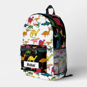 Dinosaurier-Junge-Regenbogen-Rucksack mit individu Bedruckter Rucksack