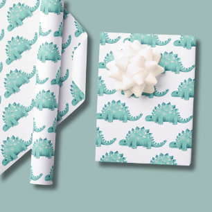 Dinosaurier-Jungen Geburtstag Geschenkpapier