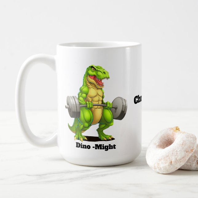 Dinosaurier Kaffeetasse (Mit Donut)