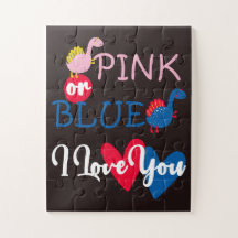 Dinosaurier Keeper der Gender Baby Reveal