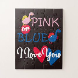 Dinosaurier Keeper der Gender Baby Reveal Puzzle