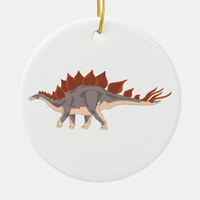 Dinosaurier Keramikornament (Vorne)
