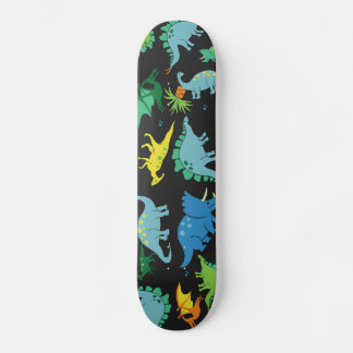 Dinosaurier Kids Dinos farbenfrohe spielerische Bo Skateboard