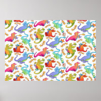 Dinosaurier Kids Wall Mural Poster Baby Kinderzimm