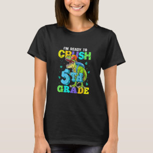 Dinosaurier Kinder ich bin bereit 5. Klasse wieder T-Shirt