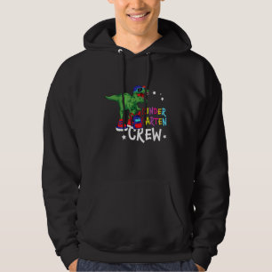 Dinosaurier Kindergarten Crew zurück zur Schule Hoodie