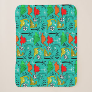 Dinosaurier-Kinderzimmer-Dekoration für kleine Kin Sherpadecke