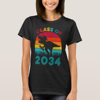 Dinosaurier-Klasse 2034 Kindergarten wächst T-Shirt
