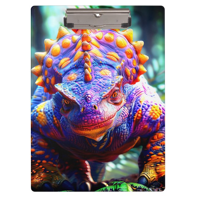 Dinosaurier Klemmbrett (Vorderseite)