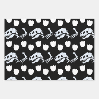 Dinosaurier Knochen Wrapping Paper Geschenkpapier Set