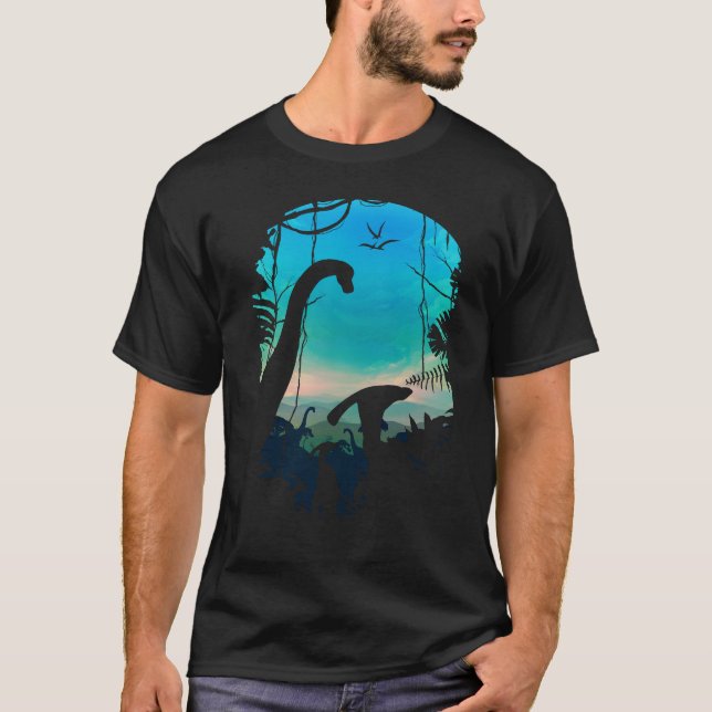 Dinosaurier-Land T-Shirt (Vorderseite)