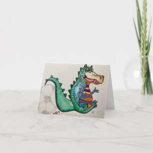 Dinosaurier - leere Grußkarte Karte