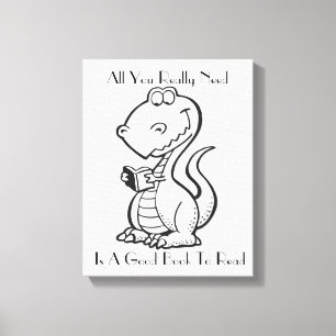 Dinosaurier Leinwand Art