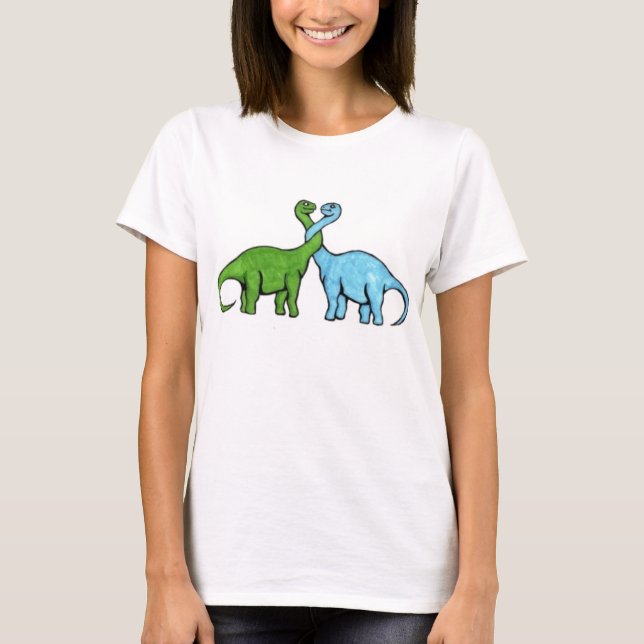Dinosaurier-Liebe T-Shirt (Vorderseite)