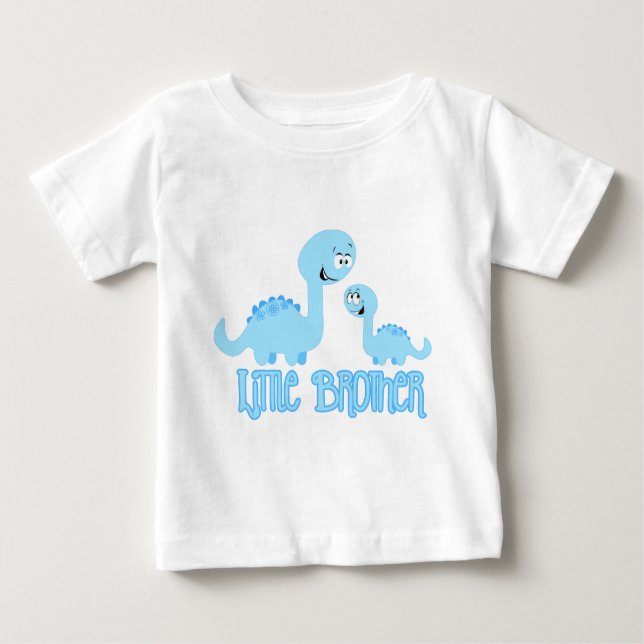 Dinosaurier Little Brother Baby T-shirt (Vorderseite)
