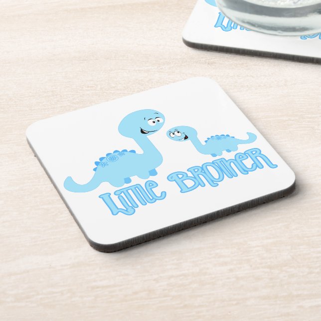 Dinosaurier Little Brother Untersetzer (Linke Seite)