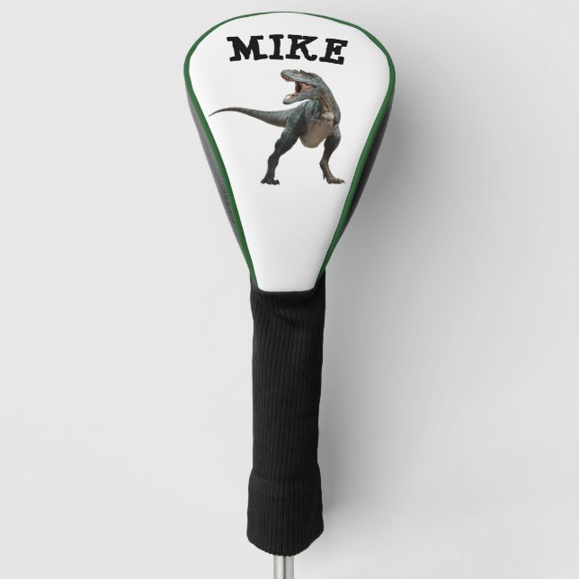 DINOSAURIER LUSTIGER GOLF DRIVER COVER PERSONALISI HEADCOVER (Vorderseite)