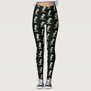 Dinosaurier-lustiges Geschenk des Weihnachtsbaum-T Leggings