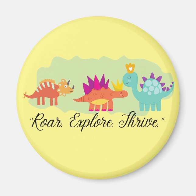Dinosaurier Magnet (Vorne)
