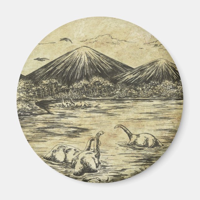 Dinosaurier Magnet (Vorne)