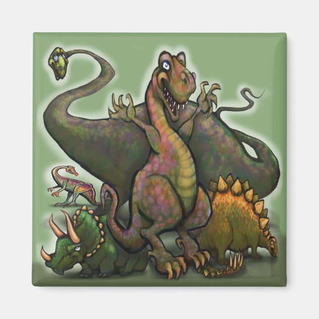 Dinosaurier Magnet (Vorne)