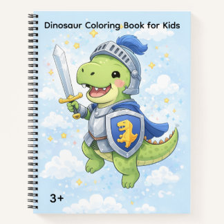 Dinosaurier-Malbuch für Kinder ab 3 Jahren – Süße Notizbuch