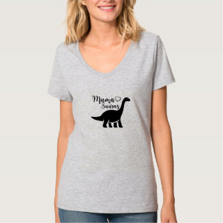Dinosaurier Mamasaurus Funny Cool Graphic T-Shirt