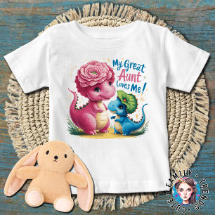 Dinosaurier Meine großen Tante-Lieben Baby T-shirt